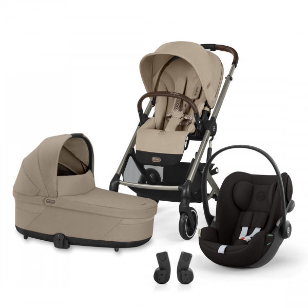 CYBEX Gold Balios S LUX 3in1 - Almond Beige/Magic Black